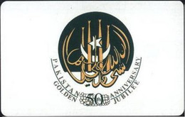 PAKMAP : WP05075 30 Golden Jubilee 50 Years Pakistan (NORMAL Rev.) USED - Pakistan