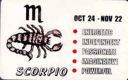 PAKMAP : WP04041 30 Black Horoscope SCORPIO USED - Pakistan