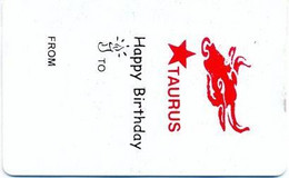 PAKMAP : WP0501R 30 TAURUS    Red  Happy Birthday To .. From .. USED - Pakistan
