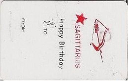 PAKMAP : WP0422B 30 SAGITTARIUS Red Happy Birthday From .. To .. USED - Pakistan