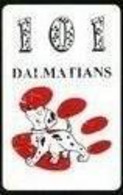 PAKMAP : WP04DI12 30 Disney)s 101 Dalmatians Red  1 Dog Footprint USED - Pakistan