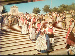 CAGLIARI BASILICA BONARIA E SFITATA IN COSTUME SARDO TARIFFA B  VB2020 HV3023 - Cagliari