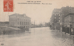 Villeneuve Saint Georges Place De La Gare Inondation - Villeneuve Saint Georges