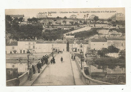 Cp , 86 , POITIERS ,l'escalier Des Dames , Le Quartier D'Abbeville Et Le Pont Joubert , Voyagée 1910 - Poitiers