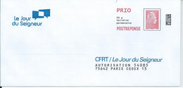 Entiers Postaux : Enveloppe Réponse Type L'Engagée Yzeult Catelin PRIO Datamatrix CFRT 251903 ** - PAP: Antwort/Marianne L'Engagée