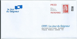 Entiers Postaux : Enveloppe Réponse Type L'Engagée Yzeult Catelin PRIO Datamatrix CFRT 272812 ** - PAP: Antwort/Marianne L'Engagée