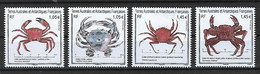 TAAF 2021 - Yv N° 965 à 968 **  - Crabes Et étrille (du Bloc - Si Seul Les Timbres Vous Intéresse) - Ungebraucht