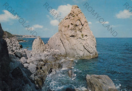 CARTOLINA  COSTA VERDE,PARGHELIA, VIBO VALENTE, CALABRIA, LA PIZZUTA,   SPIAGGIA, ESTATE, BARCHE, VIAGGIATA 1981 - Vibo Valentia