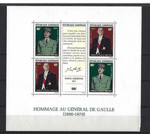 Gabon: BF17 ** - De Gaulle (General)