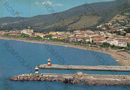 CARTOLINA  CASTIGLIONE DELLA PESCAIA,  GROSSETO, TOSCANA, LETTINI,  MARE, BARCHE A VELA, VACANZA, SPIAGGIA, VIAGGIATA - Grosseto