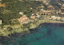 CARTOLINA  CASTIGLIONCELLO, LIVORNO, TOSCANA, LETTINI,  MARE, BARCHE A VELA, VACANZA, SPIAGGIA, VIAGGIATA 1980 - Grosseto