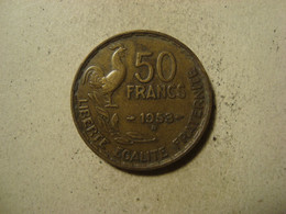 MONNAIE FRANCE 50 FRANCS GUIRAUD 1953 B - 50 Francs