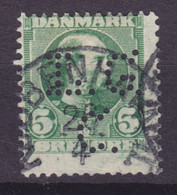 Denmark Perfin Perforé Lochung (L26) 'L.G.C.' L. C. Glad & Co. A/S, København Deluxe Lapidar KJØBENHAVN Cancel Chr. IX. - Variedades Y Curiosidades