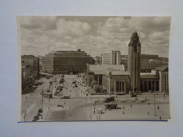 Helsingfors.- Sokos House,the Post Office And The Railway Station.(22 - 6 - 1956) - Finlande