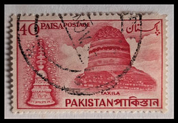116.PAKISTAN (40P) USED STAMP TAXILA . - Pakistan
