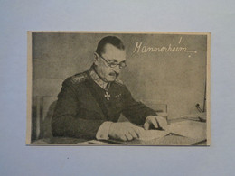 Mannerheim. - Finlande