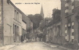 CPA Morée Montée De L'Eglise - Moree