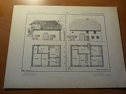 Alsace-Ban-de-la-Roche-Waldersbach-Fouday-Maisons Fin XVIII Et Milieu XIXe S. - 1901-1940