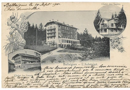 BALLAIGUES: L'Aubépine, Chalet Des Sapins, Chalet Des Frênes 1901 - Ballaigues