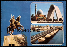 ÄLTERE POSTKARTE GREETINGS FROM IRAQ IRAK BAGHDAD MOSQUE Moschee Cpa Postcard Ansichtskarte AK - Iraq