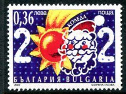 BULGARIA 2002 Christmas MNH / **.  Michel 4579 - Neufs