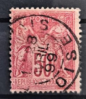 FRANCE 1890 - Canceled - YT 98 - 50c - 1876-1898 Sage (Type II)