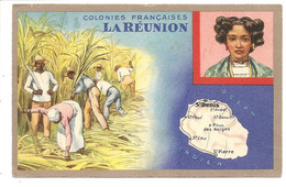- 1023 -  LA REUNION  Colonies Francaises  Carte Publicitaire - Andere & Zonder Classificatie