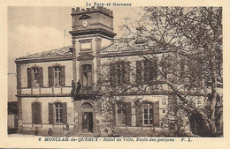 82)   MONCLAR  De QUERCY  - Hotel De Ville Ecole De Garçons - Montclar De Quercy