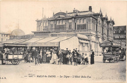 59-MALO-LES-BAINS- LA DIGUE, L'HÔTEL BELLE-VUE - Malo Les Bains