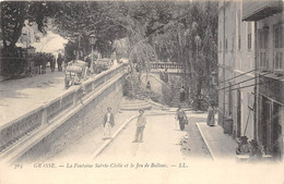 06-GRASSE LA FONTAINE SAINTE-CECILE ET LE JEU DE BALLONS - Grasse