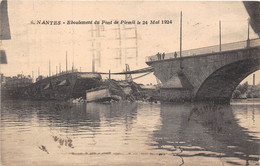 44-NANTES-EBOULEMENT DU PONT DE PRIMIL LE 24 MAI 1924 - Nantes