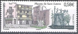 Andorre Français 2011 Yvert 709 Neuf ** Cote (2017) 2.00 Euro Andorra-la-Vella - Unused Stamps
