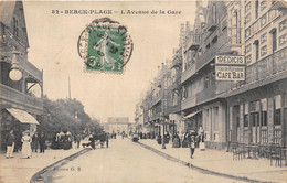 62-BERCK-PLAGE- L'AVENUE DE LA GARE - Berck