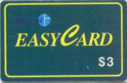 CAMBODJA : CBDC01B US$ 3 EASY CARD Green (OR4) Small Arrow USED - Cambodja