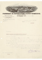 VP FACTURE 1931 (V2030) HANIN MARECHAL (1 Vue) FABRIQUE DE BONNETERIE MARLOIE (Lux) - Kleidung & Textil