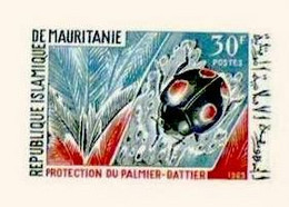 MAURITANIE INSECTES Coccinelle. Yvert N° 268 Non Dentelé (imperforate)  ** MNH (bloc De 4 Disponible) - Autres & Non Classés