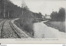 LAVACHERIE ..-- RAILS TRAM .  Le Château . - Sainte-Ode