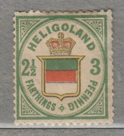 Heligoland 1876 Perf 13 ½; 14 ½  MINT(*) Mi 17 #27056 - Helgoland