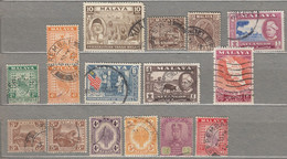 Malaya And States Small Used (o) Stamps Lot #27064 - Other & Unclassified