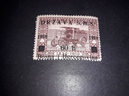 A8MIX01 JUGOSLAVIA REGNO OVERPRINT BOSNIA ERZEGOVINA DRZAVA SHS 60 H. "X" - Sonstige & Ohne Zuordnung