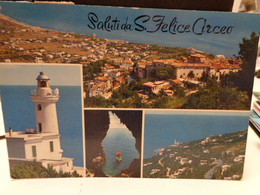 Cartolina Saluti Da S.Felice Circeo Prov Latina Vedutine 1967 Faro Grotta - Latina