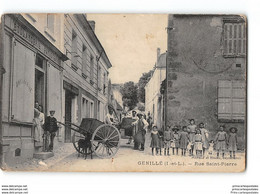 CPA 37 Genillé Rue St Pierre - Genillé