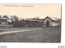 CPA 44 Thron Plage La Gare Et Le Train Tramway - Tharon-Plage