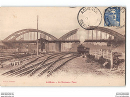 CPA 78 Acheres Le Nouveau Pont Et Le Train - Acheres