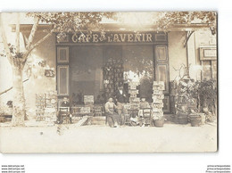 CPA 84 Carte Photo Beaume De Venise Le Café De L'Avenir - Beaumes De Venise