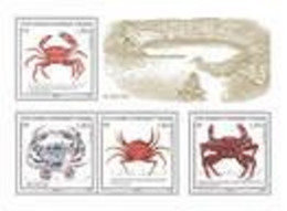 2021-01- TAAF- FSAT- Stamps Face Value Price CRABES ET ETRILLES     MNH** - Fauna Antartica