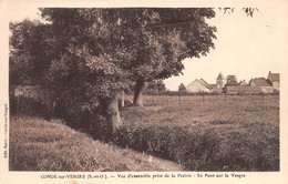 Condé-sur-Vesgre        78       Vue D'ensemble Prise De La Prairie. Le Pont Sur La Vesgre               (voir Scan) - Otros & Sin Clasificación