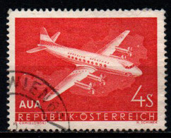 AUSTRIA - 1958 - VOLO INAUGURALE DELLE LINEE AEREE AUSTRIACHE - USATO - Used Stamps