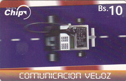 BOLIVIA : C082 Bs10 Comunicacion Veloz Telephone Series 104 USED Exp: 31/12/2002 - Bolivien