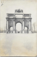 PARIS (75) Carte Photo Arc De Triomphe Du Carroussel - District 01